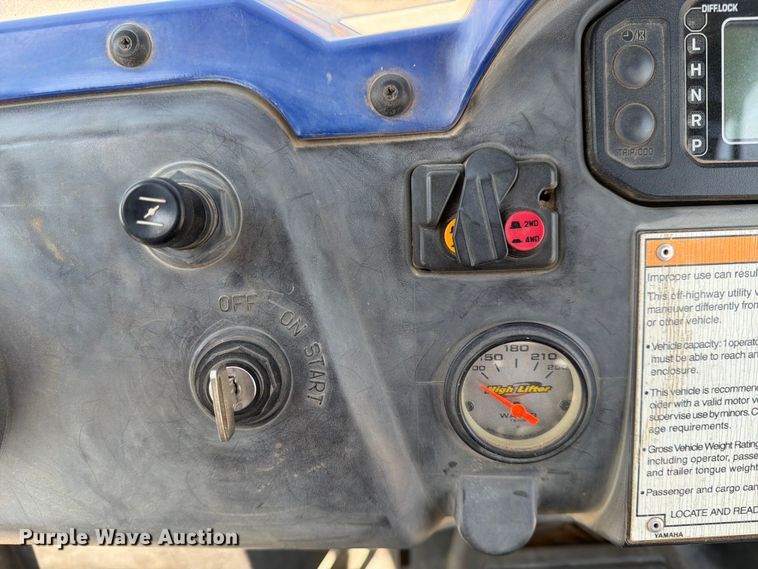 image for item EX4120 2007 Yamaha Rhino 660 utility vehicle