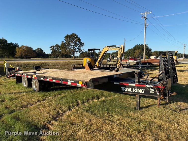 image for item EX4124 2018 Trailer King TK 40LP equipment trailer