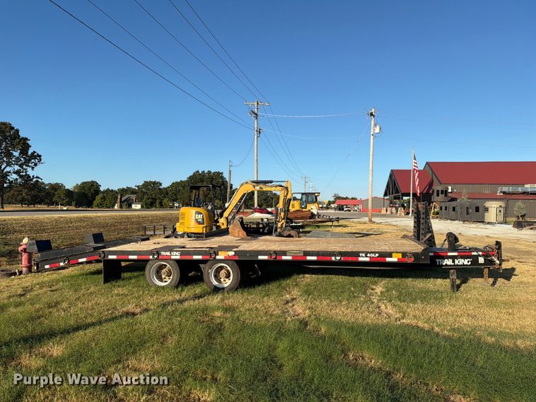image for item EX4124 2018 Trailer King TK 40LP equipment trailer