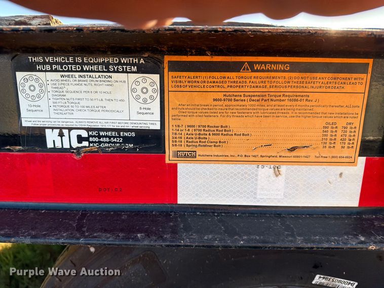 image for item EX4124 2018 Trailer King TK 40LP equipment trailer
