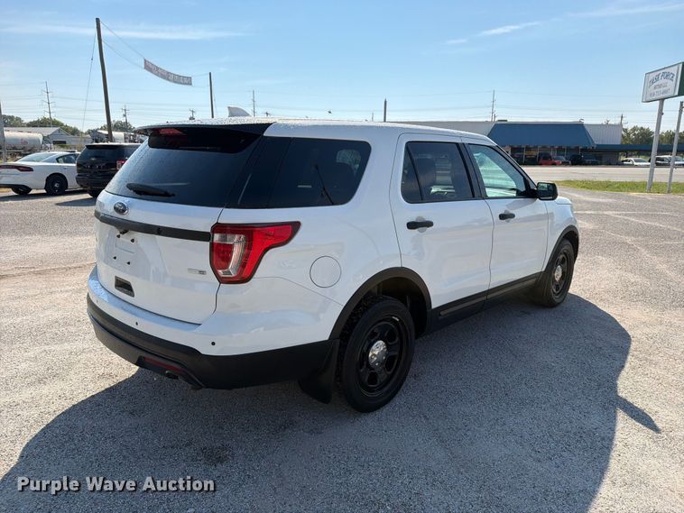 image for item EX4142 2017 Ford Explorer Police SUV