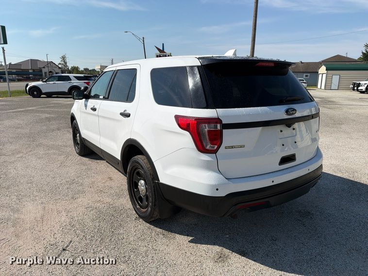 image for item EX4142 2017 Ford Explorer Police SUV