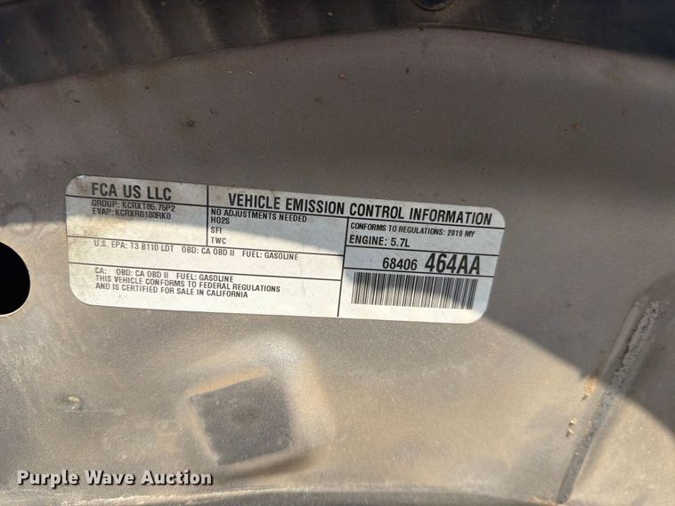 image for item EX4145 2019 Dodge Durango SSV SUV