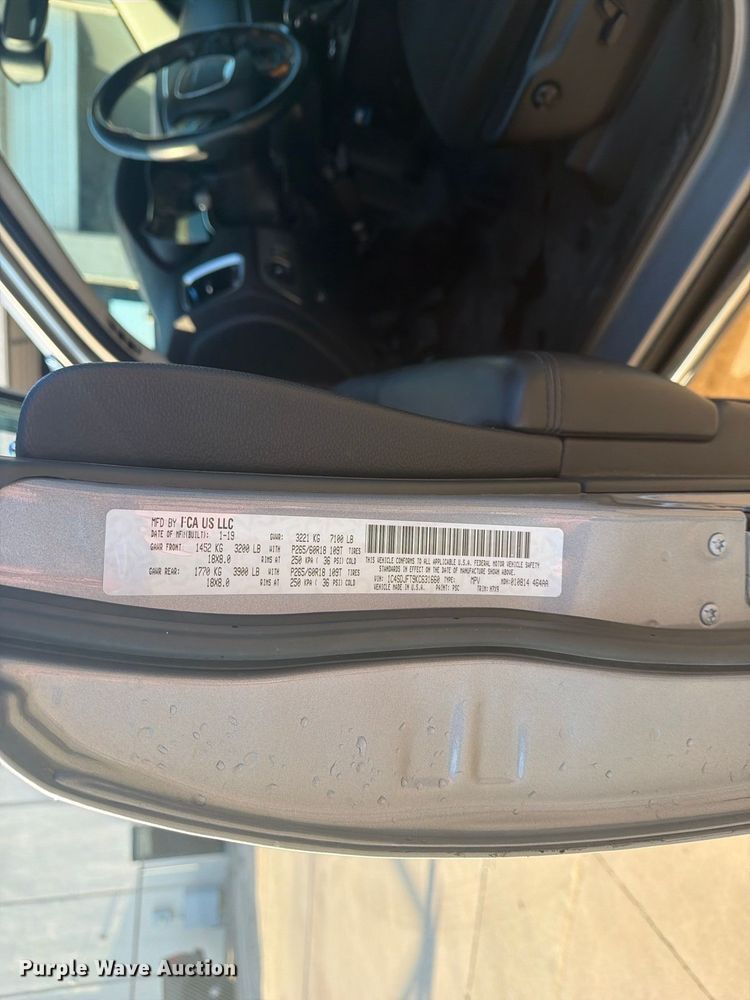image for item EX4145 2019 Dodge Durango SSV SUV