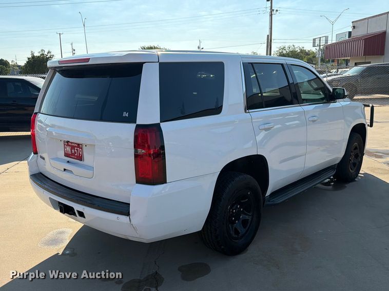 image for item EX4146 2017 Chevrolet Tahoe Police SUV