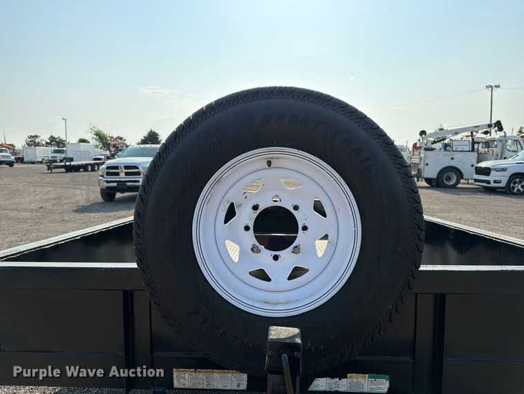 image for item FB5003 2009 Big Tex 12-PI utility trailer