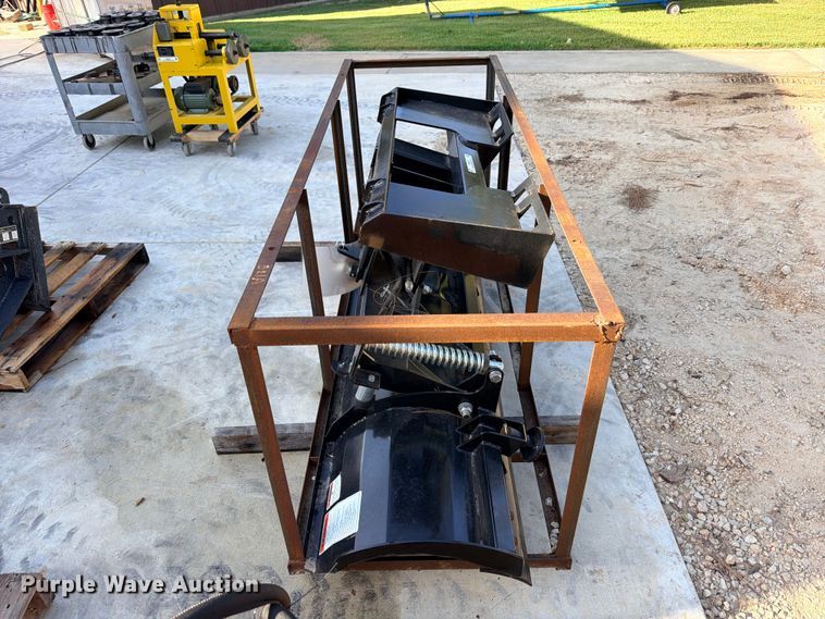 image for item FB8292 2025 Mower King SPA84 skid steer dozer blade