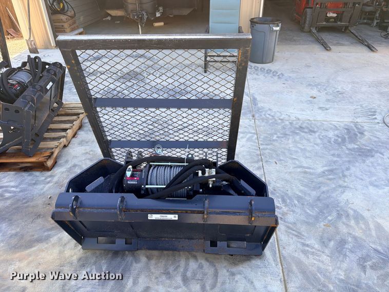 image for item FB8300 2025 LandHonor FW-13-15000G skid steer winch