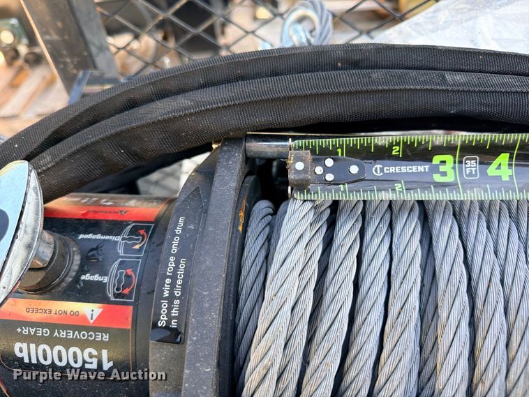 image for item FB8301 2025 LandHonor FW-13-15000G skid steer winch