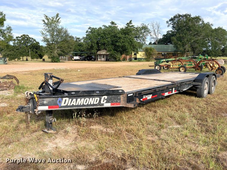 2023 RoadClipper Diamond C HDT210 tilt deck utility trailer
