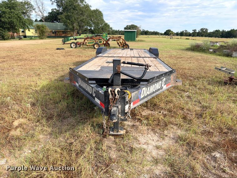 image for item FB8307 2023 RoadClipper Diamond C HDT210 tilt deck utility trailer