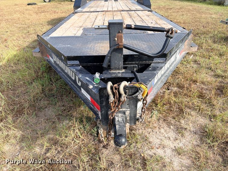 image for item FB8307 2023 RoadClipper Diamond C HDT210 tilt deck utility trailer