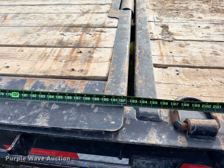 image for item FB8307 2023 RoadClipper Diamond C HDT210 tilt deck utility trailer