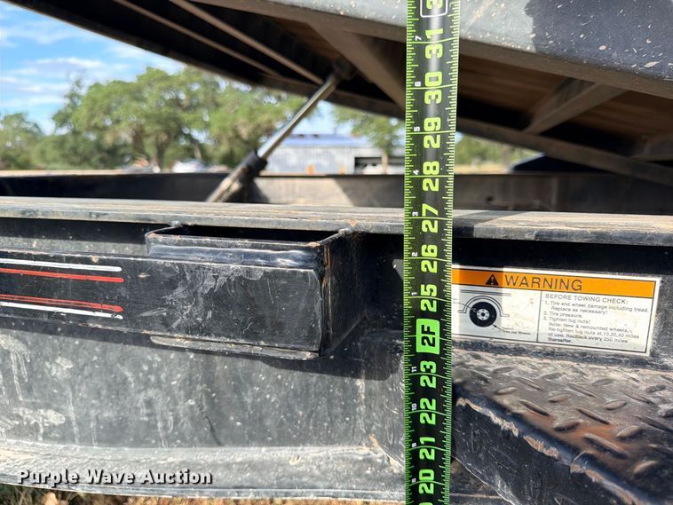 image for item FB8307 2023 RoadClipper Diamond C HDT210 tilt deck utility trailer