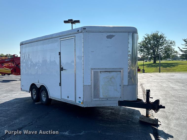 image for item FC1885 2018 Stealth Enterprises STET8516TA3 enclosed cargo trailer