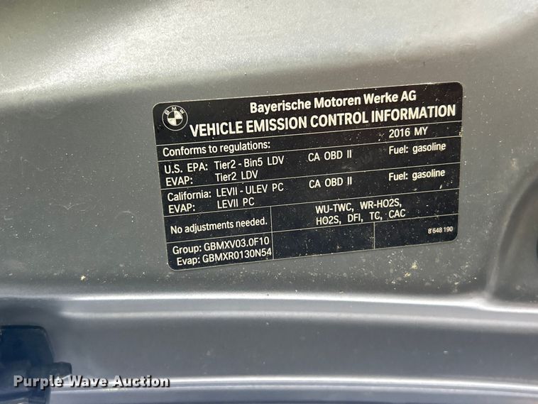 image for item FC2762 2016 BMW 535i 