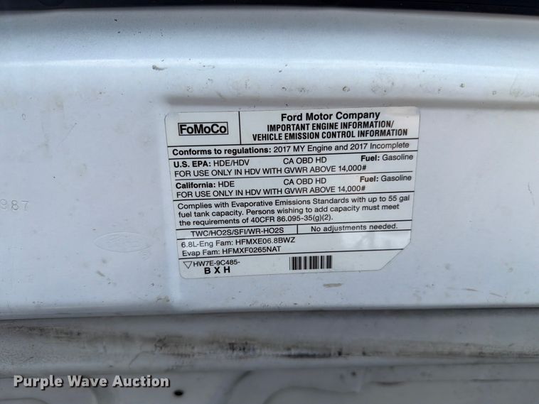 image for item FC3269 2017 Starcraft Ford E450 Super Duty shuttle bus
