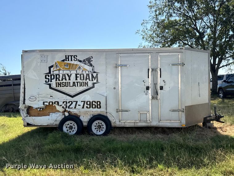 image for item FC4204 2018 Lark VT7X16TA-5200 enclosed cargo trailer