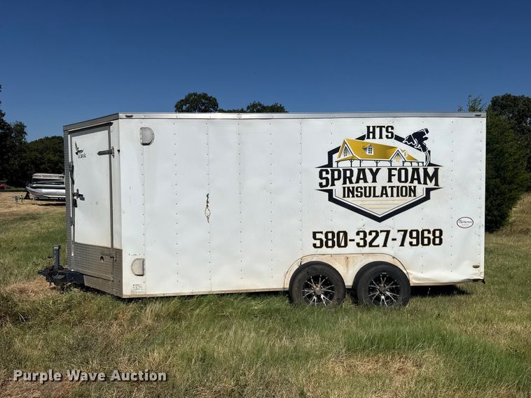 image for item FC4204 2018 Lark VT7X16TA-5200 enclosed cargo trailer