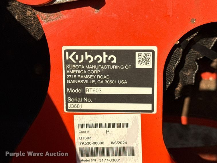 image for item FC4206 2024 Kubota BX23S MFWD tractor