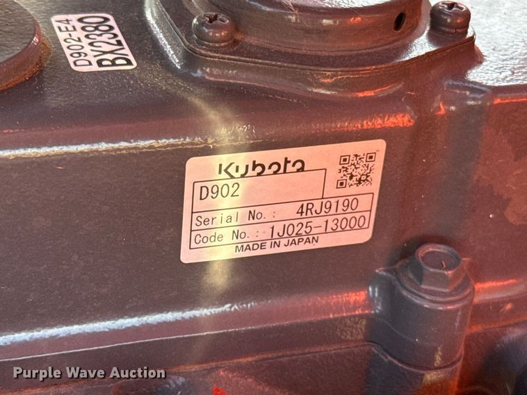 image for item FC4206 2024 Kubota BX23S MFWD tractor
