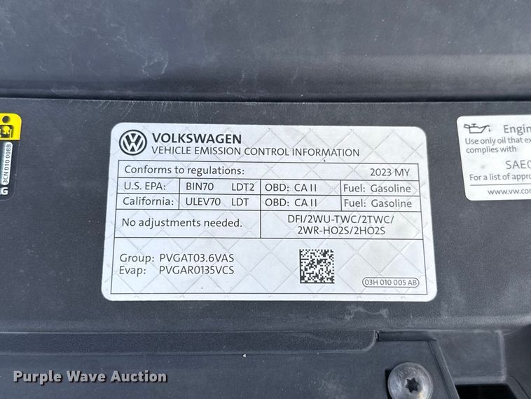 image for item FC4208 2023 Volkswagen Atlas SUV