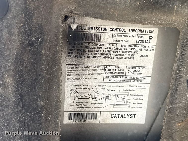 image for item FC4221 2006 Dodge Ram 1500 Ext. Cab pickup truck