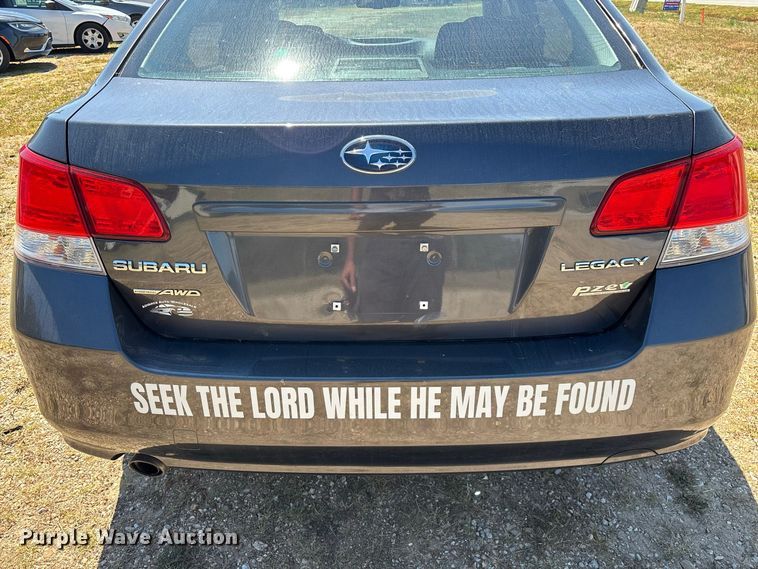 image for item FG0606 2012 Subaru  Legacy 
