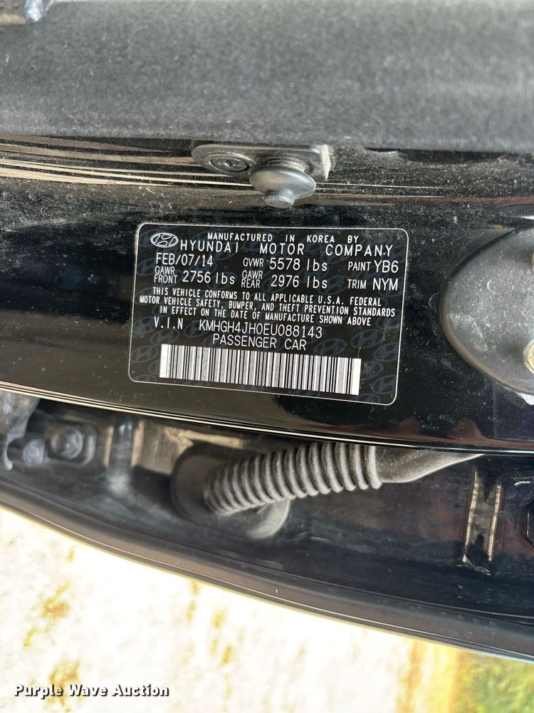 image for item FG0610 2014 Hyundai  Equus 