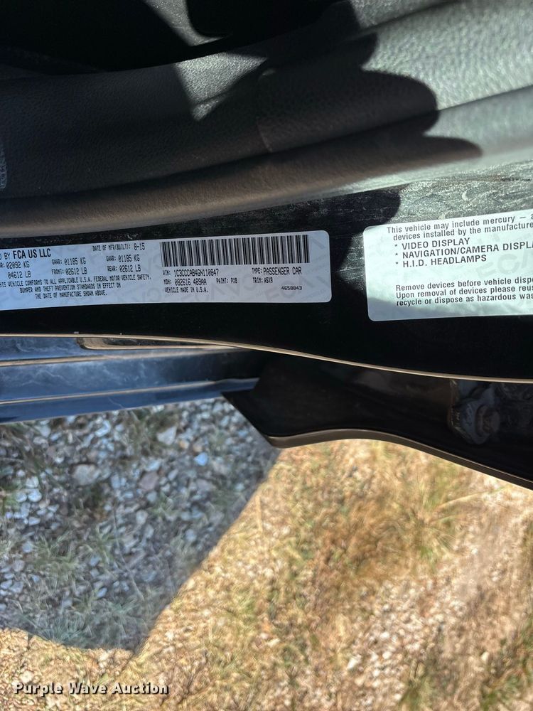 image for item FG0613 2016 Chrysler  200 