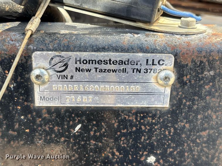 image for item FG0615 2021 Homesteader, LLC 716HT enclosed cargo trailer