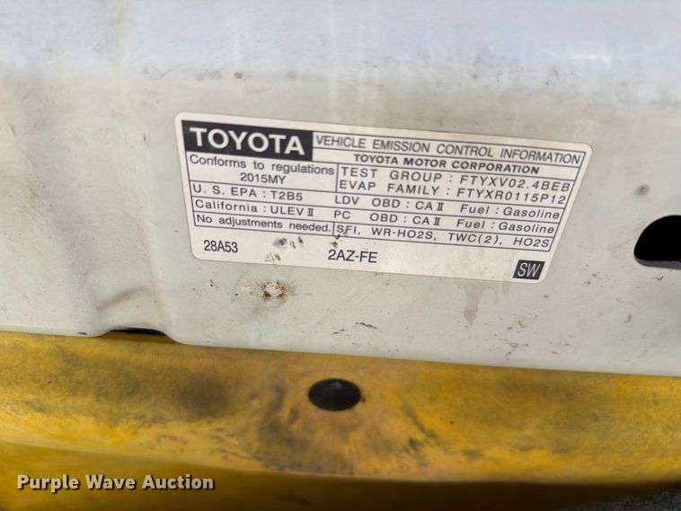 image for item FH6350 2015 Toyota Scion  