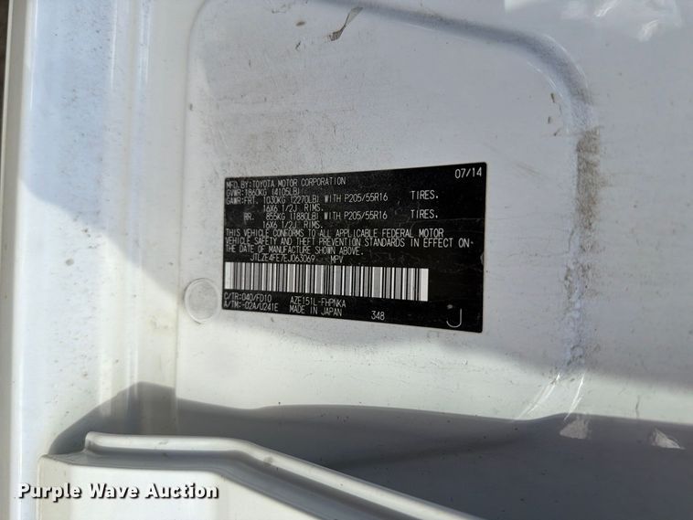 image for item FH6351 2014 Toyota Scion 