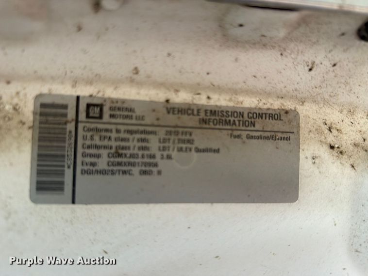 image for item FH6359 2012 Cadillac SRX SUV