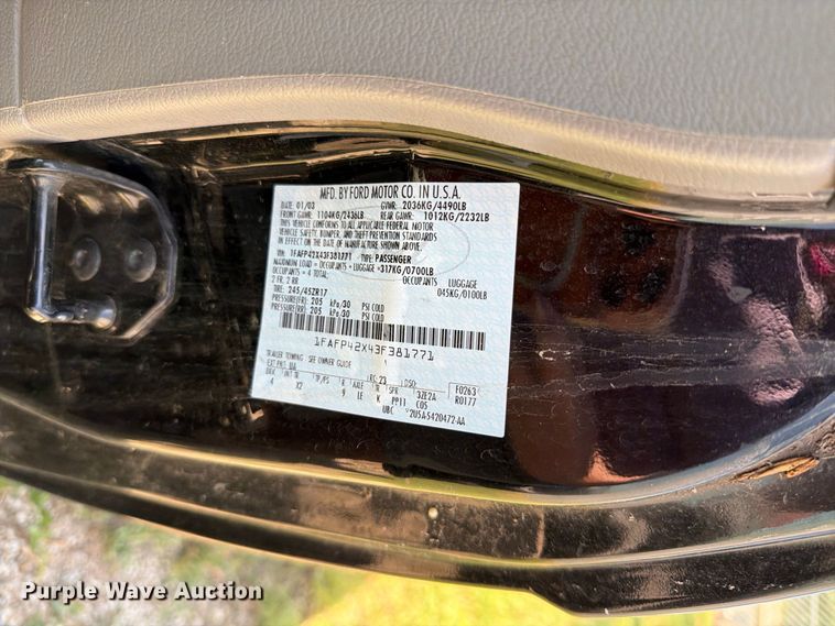 image for item FH6360 2003 Ford Mustang GT 