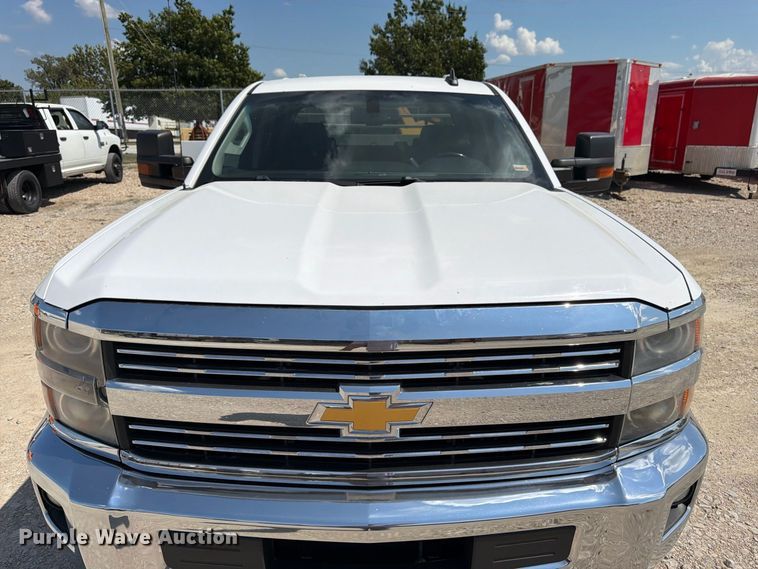 image for item FK3407 2015 Chevrolet Silverado 3500HD Crew Cab utility bed pickup truck