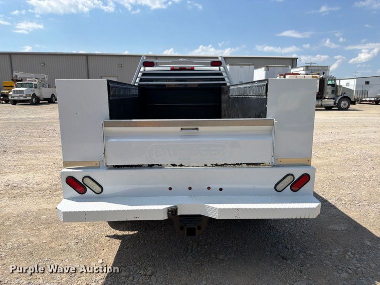 image for item FK3407 2015 Chevrolet Silverado 3500HD Crew Cab utility bed pickup truck