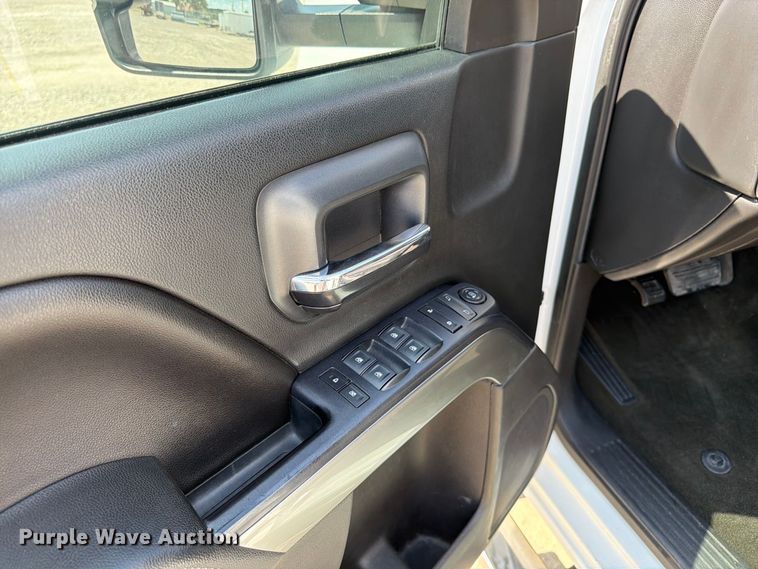 image for item FK3407 2015 Chevrolet Silverado 3500HD Crew Cab utility bed pickup truck