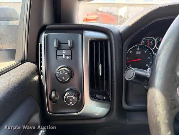 image for item FK3407 2015 Chevrolet Silverado 3500HD Crew Cab utility bed pickup truck
