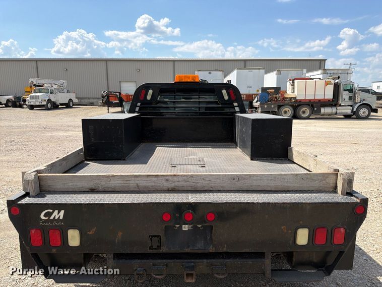 image for item FK3408 2008 Dodge Ram 3500HD Ext. Cab flatbed pickup truck