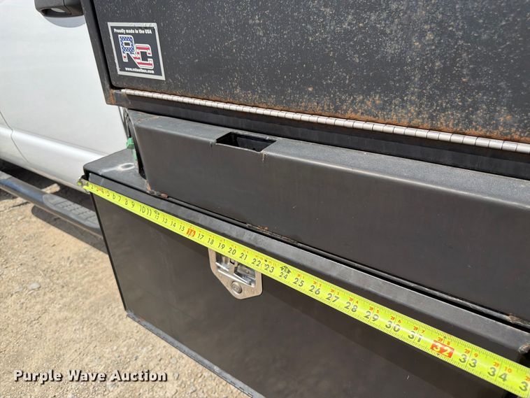image for item FK3408 2008 Dodge Ram 3500HD Ext. Cab flatbed pickup truck