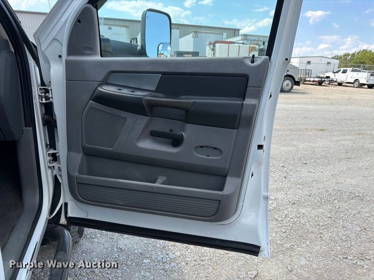 image for item FK3408 2008 Dodge Ram 3500HD Ext. Cab flatbed pickup truck