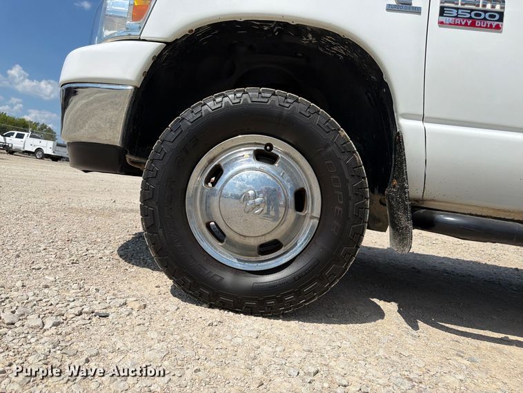 image for item FK3408 2008 Dodge Ram 3500HD Ext. Cab flatbed pickup truck