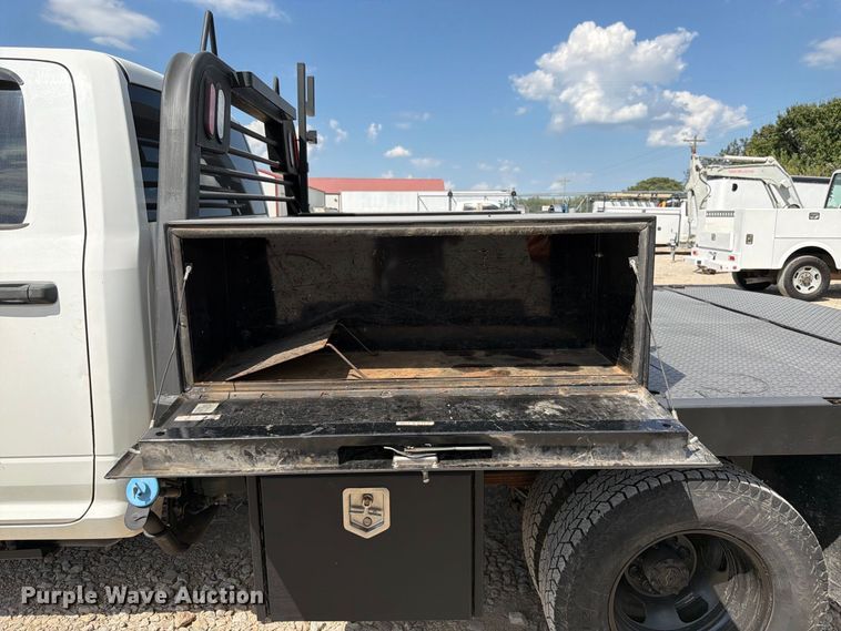 image for item FK3409 2012 Dodge  Ram 3500HD Crew Cab flatbed pickup truck