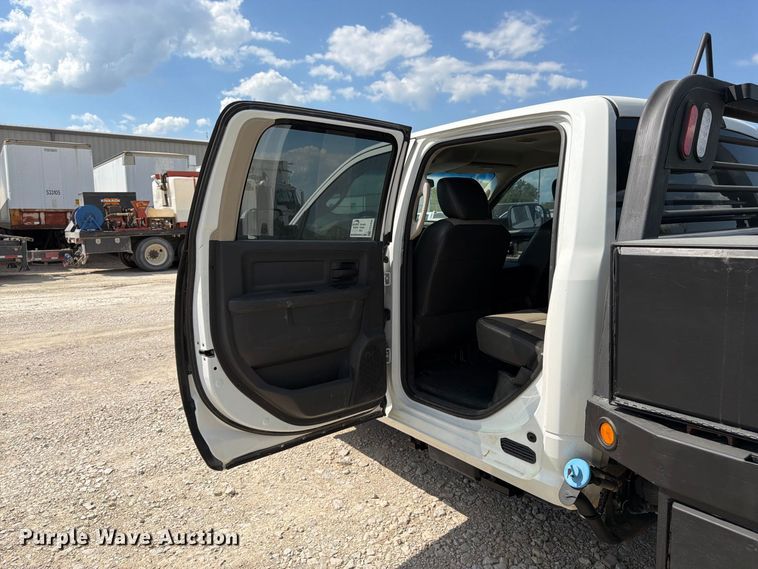 image for item FK3409 2012 Dodge  Ram 3500HD Crew Cab flatbed pickup truck