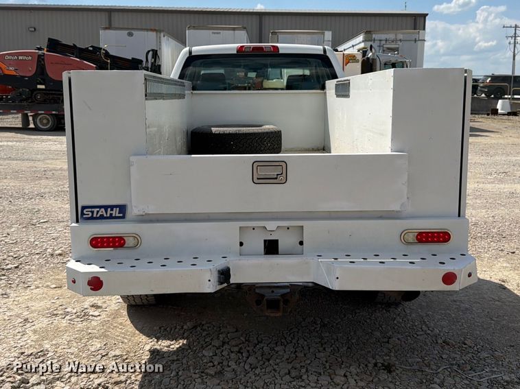 image for item FK3410 2015 GMC Sierra 2500HD Ext. Cab utility bed pickup truck