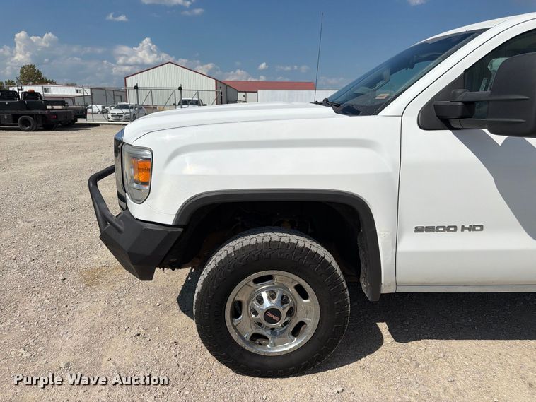 image for item FK3410 2015 GMC Sierra 2500HD Ext. Cab utility bed pickup truck
