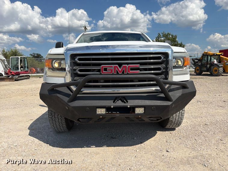 image for item FK3410 2015 GMC Sierra 2500HD Ext. Cab utility bed pickup truck