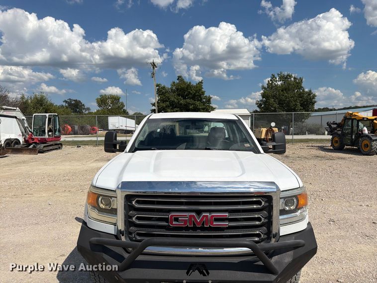 image for item FK3410 2015 GMC Sierra 2500HD Ext. Cab utility bed pickup truck