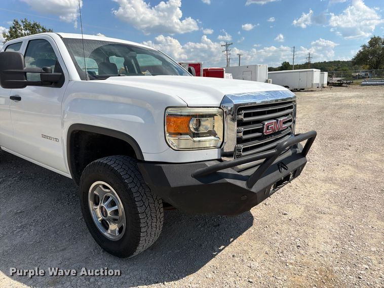 image for item FK3410 2015 GMC Sierra 2500HD Ext. Cab utility bed pickup truck